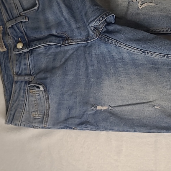 Zara Badic denim Jean with pearl detail - Picture 4 of 9